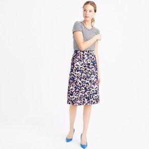 J. Crew patterned skirt